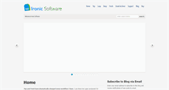 Desktop Screenshot of ironicsoftware.com